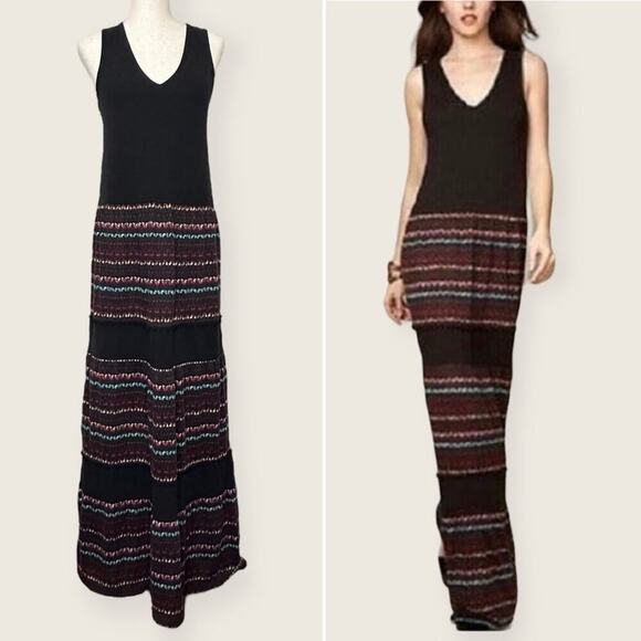 Free People Dresses & Skirts - EUC | Free People | Sleeveless Pom Pom Maxi Dress | Black | Small